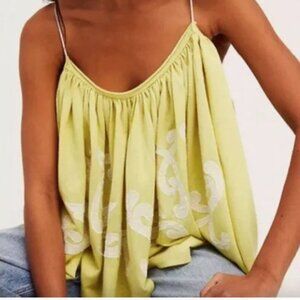 FP On Clouds Swing Tank In Lemon Ivory Combo S